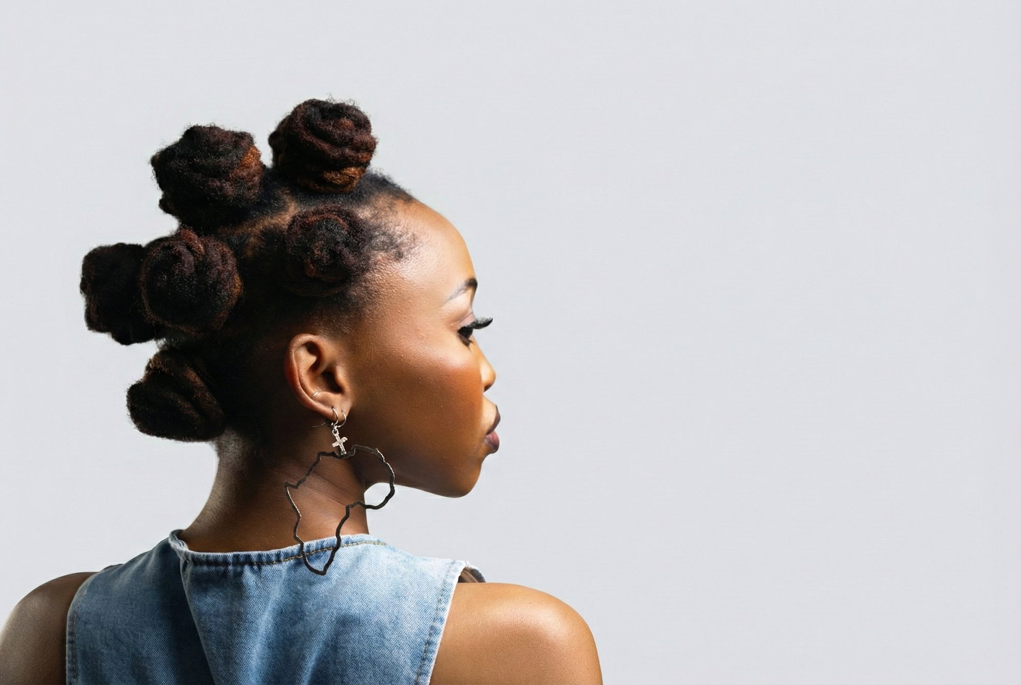Woman with natural hair